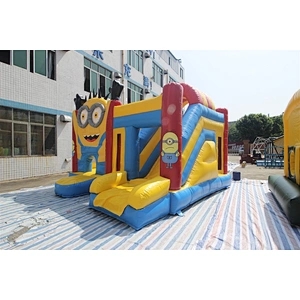 inflatable minion bouncer with slide-5.2x5x3.8m