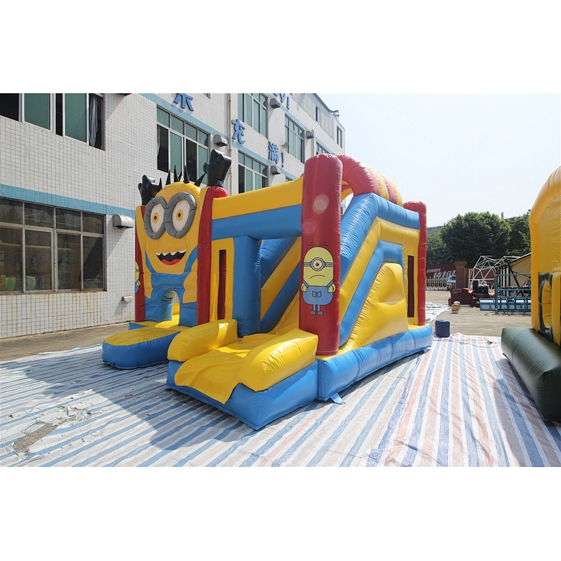 inflatable minion bouncer with slide-5.2x5x3.8m