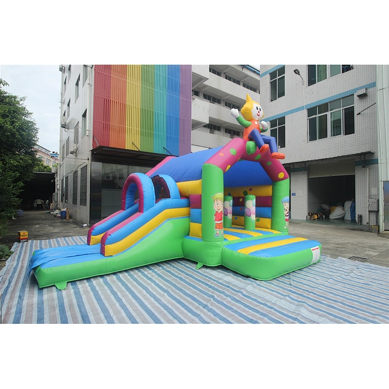 inflatable monkey bouncer with slide-6x4.5x4m