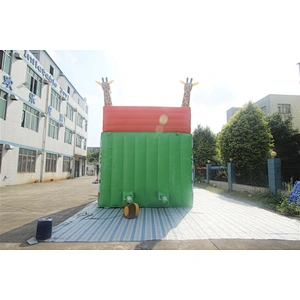 Inflatable giraffe theme slide-12x4.8x5m