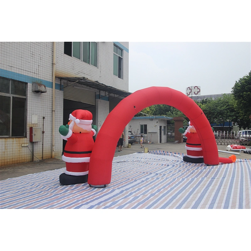 Infltable Santa Claus arch-6m