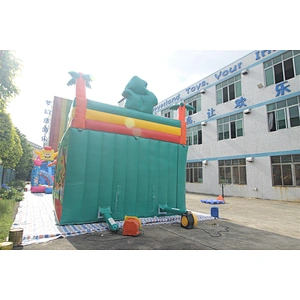 Inflatable giraffe theme slide-10x5x6m