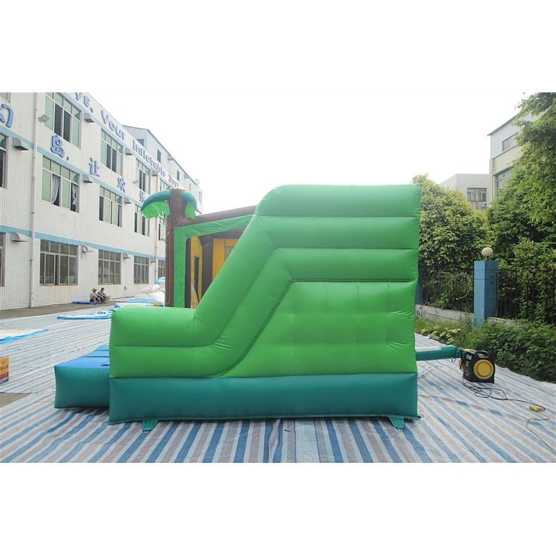 inflatable monkey bouncer with slide-3.9x3.5x2.8