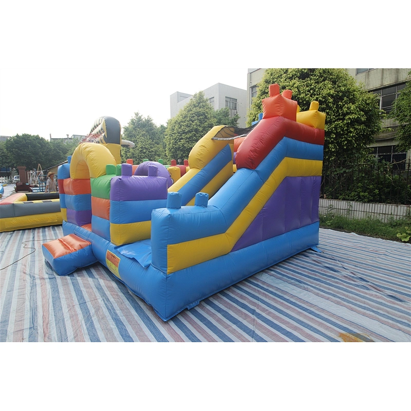 inflatable Lego theme bouncer-4x4x2.75m