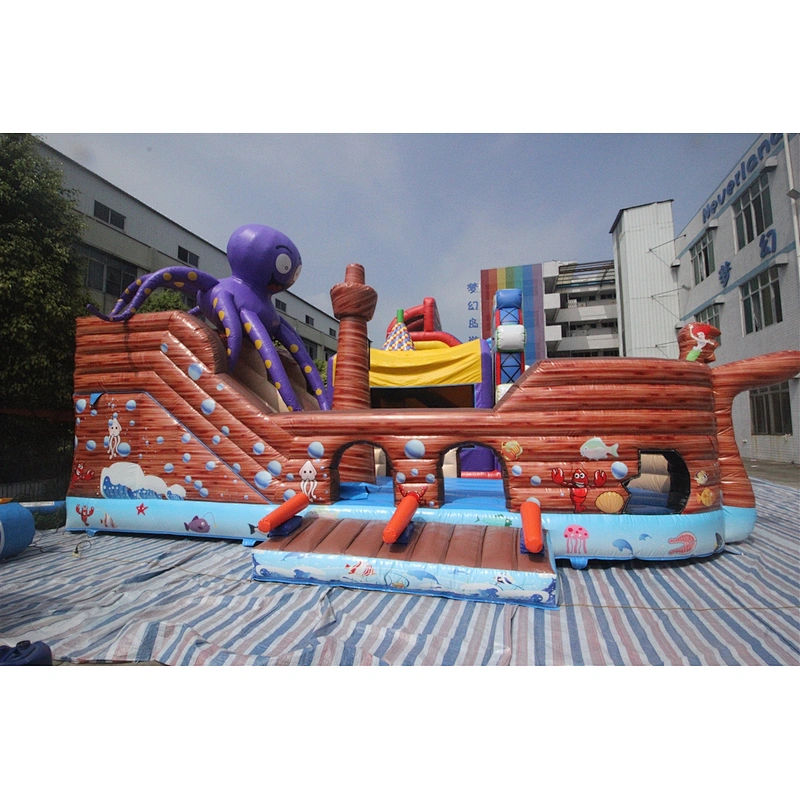 Inflatable pirate slide-10x5x5m