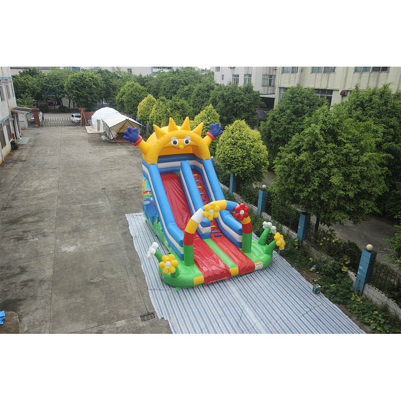 Inflatable sunflower slide-8x6.4x6.8m