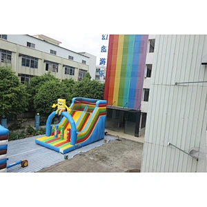 Inflatable spongebob slide-7x4.5x6m