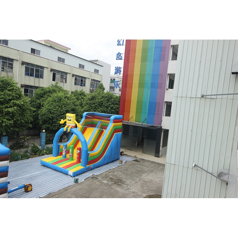 Inflatable spongebob slide-7x4.5x6m
