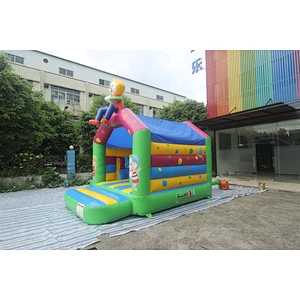 inflatable monkey bouncer with slide-6x4.5x4m