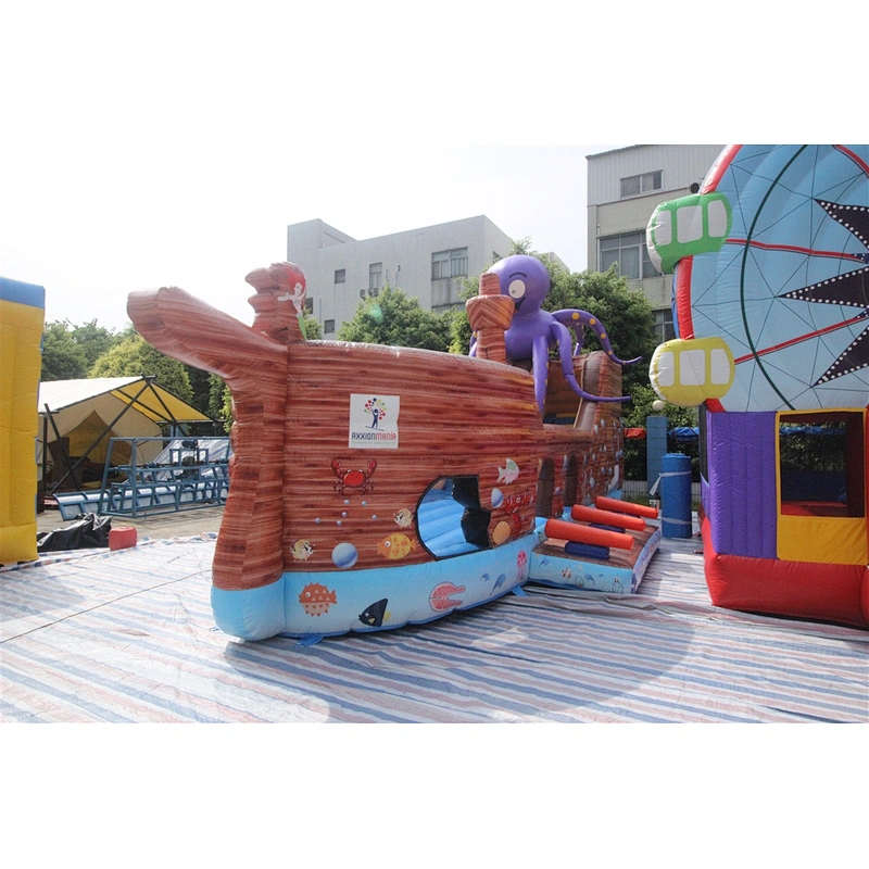 Inflatable pirate slide-10x5x5m
