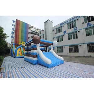 Inflatable bare bear slide-6x4x3.7m