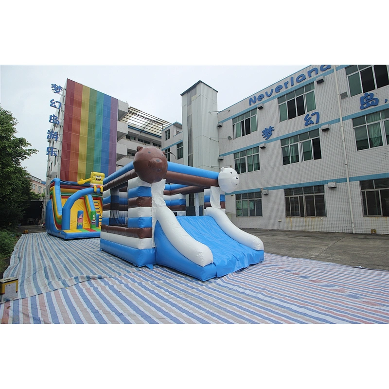 Inflatable bare bear slide-6x4x3.7m