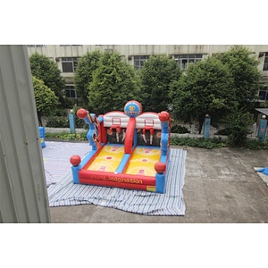 inflatable basketball game-5x4.5x5m