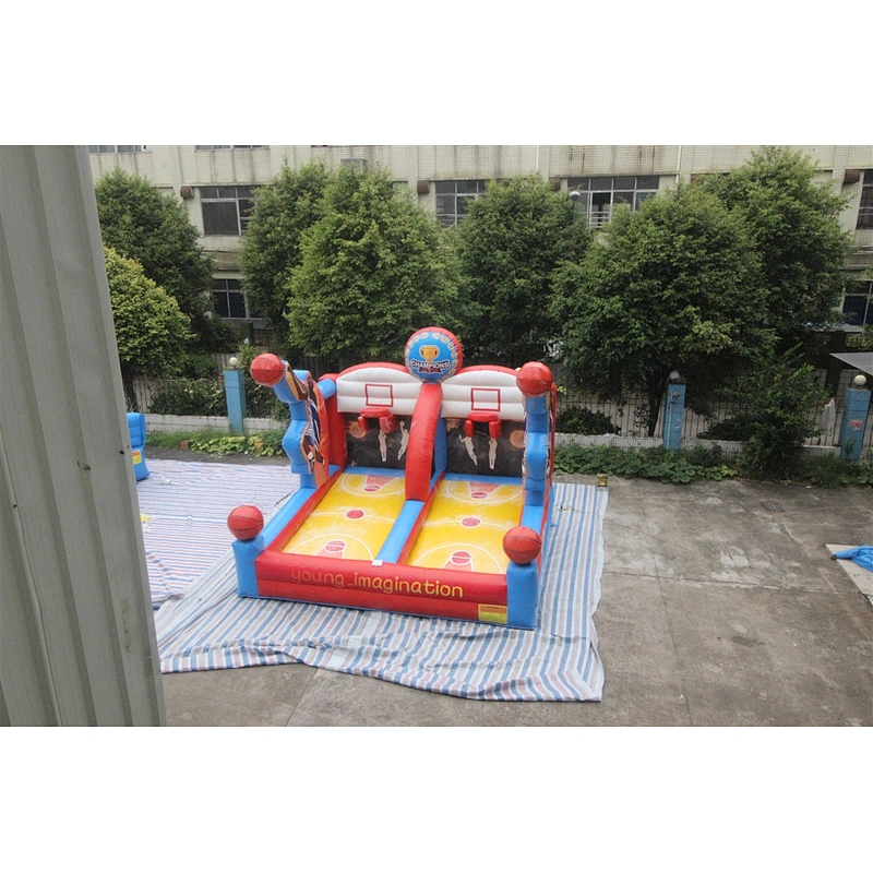 inflatable basketball game-5x4.5x5m