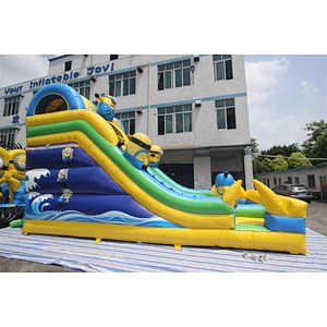 Inflatable minion theme slide-8.3x3.4x5.3m