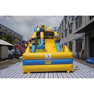 Inflatable minion theme slide-8.3x3.4x5.3m