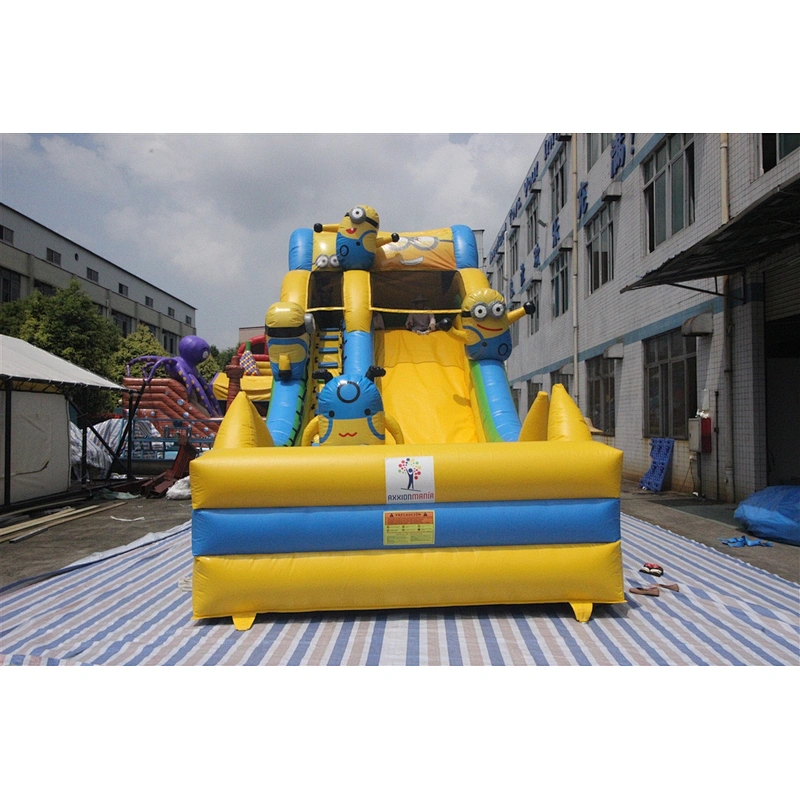 Inflatable minion theme slide-8.3x3.4x5.3m