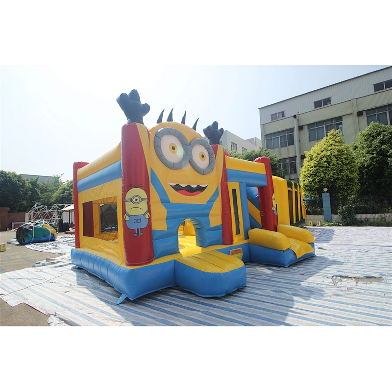 inflatable minion bouncer with slide-5.2x5x3.8m