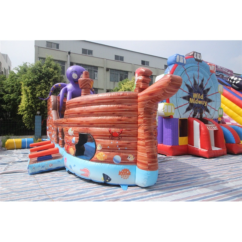 Inflatable pirate slide-10x5x5m