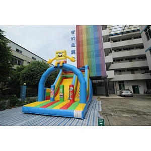 Inflatable spongebob slide-7x4.5x6m