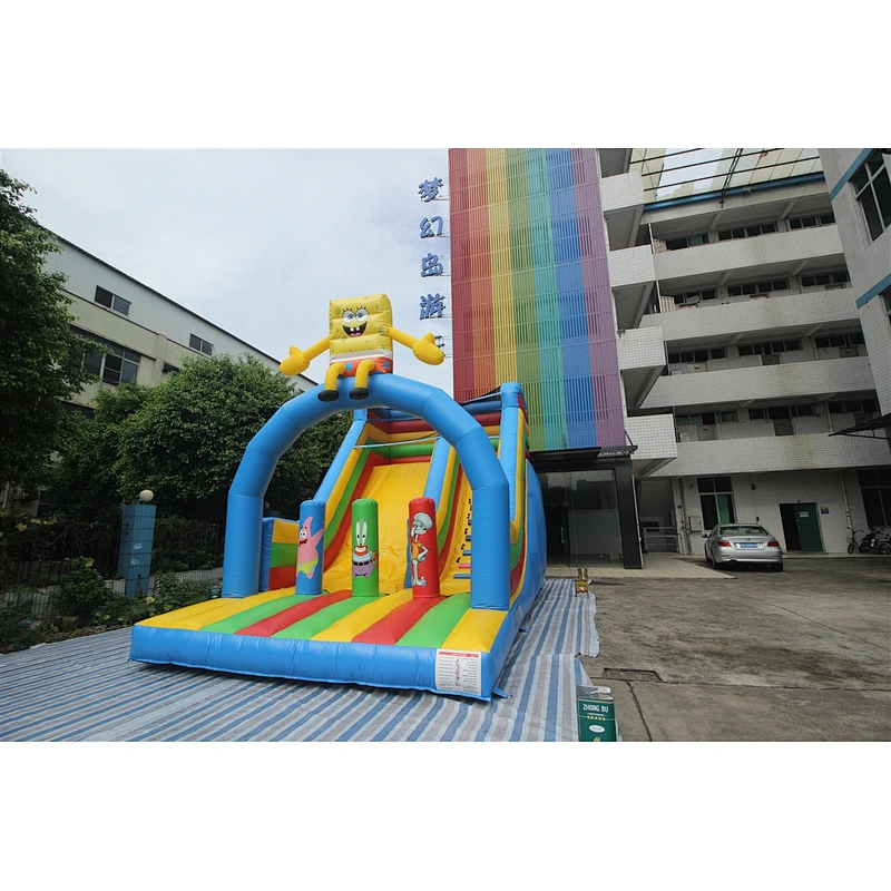 Inflatable spongebob slide-7x4.5x6m