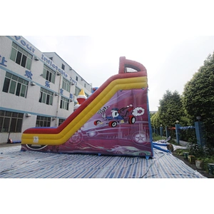 inflatable racing theme slide-9x6x6.6m