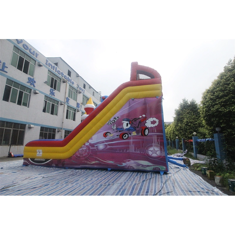 inflatable racing theme slide-9x6x6.6m