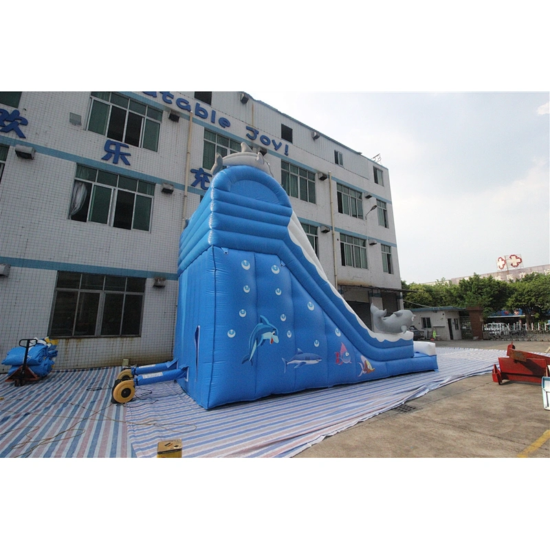 Inflatable whale slide-8x4.2x6m