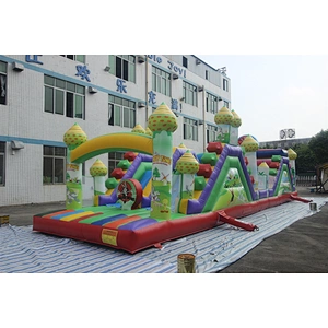 Inflatable bunny theme obstacle course-15x4x4m