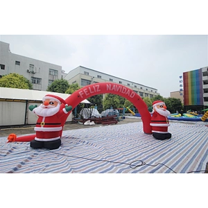 Infltable Santa Claus arch-6m