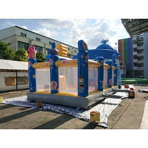 Inflatable spongebob slide-7x5x6m