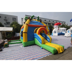 Inflatable hippo bouncer-6.9x5.2x4.3m