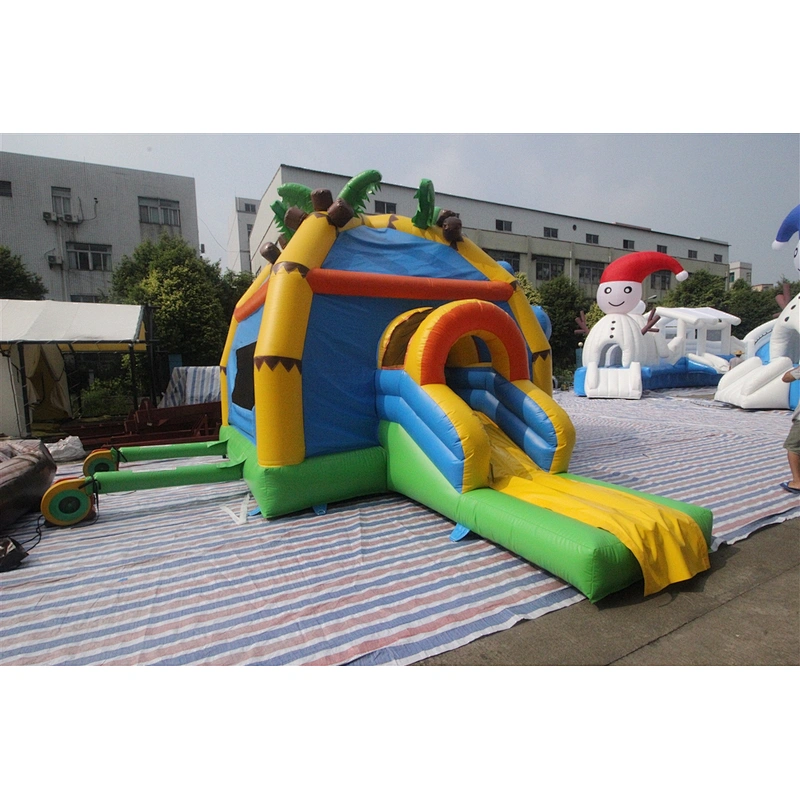 Inflatable hippo bouncer-6.9x5.2x4.3m