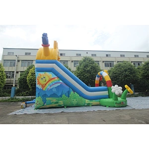 Inflatable sunflower slide-8x6.4x6.8m
