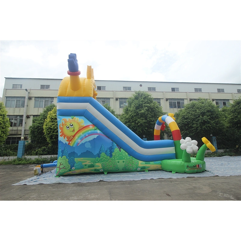 Inflatable sunflower slide-8x6.4x6.8m