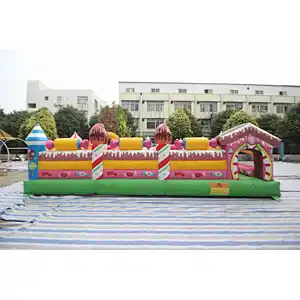 inflatable candy theme bouncer-5x7x2m