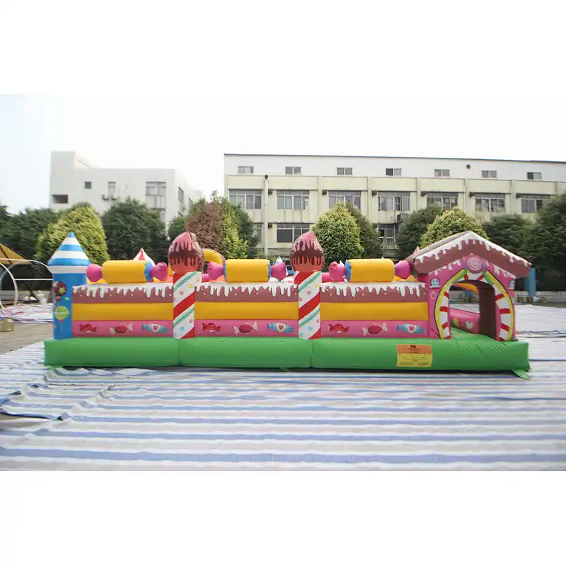 inflatable candy theme bouncer-5x7x2m
