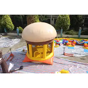 inflatable hamburger bouncer-4.85x4.85x4.5m