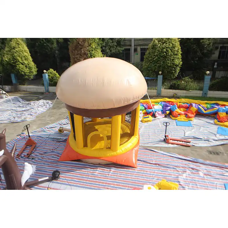 inflatable hamburger bouncer-4.85x4.85x4.5m