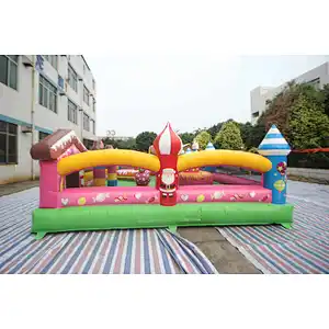 inflatable candy theme bouncer-5x7x2m