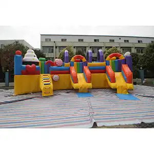inflatable candy theme water park-24x23x6m