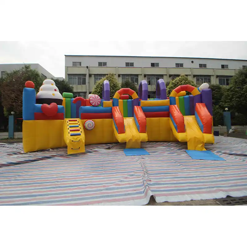inflatable candy theme water park-24x23x6m