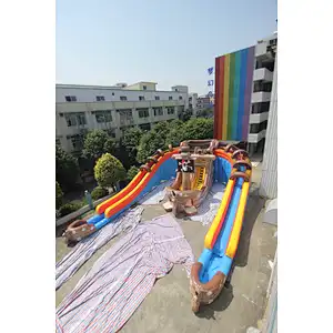 Inflatable pirate ship slide-20x14x8m