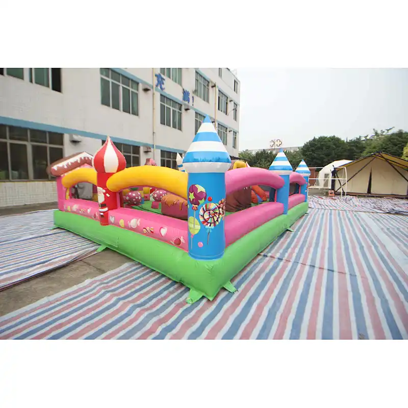 inflatable candy theme bouncer-5x7x2m