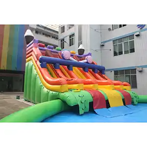 inflatable candy theme water park-24x23x6m