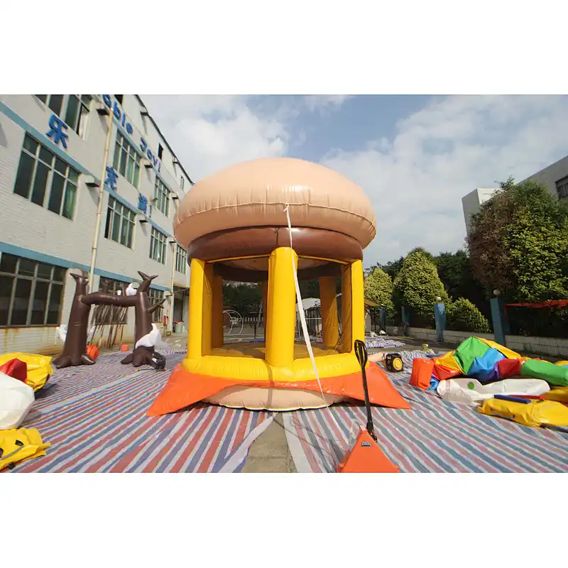 inflatable hamburger bouncer-4.85x4.85x4.5m