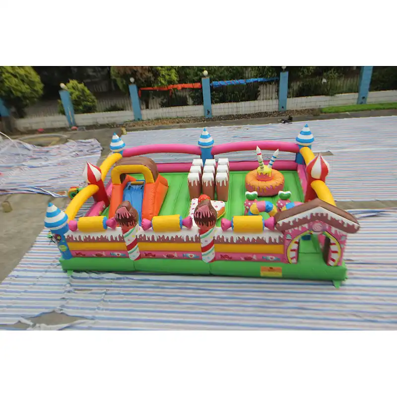 inflatable candy theme bouncer-5x7x2m