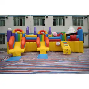 inflatable candy theme water park-24x23x6m