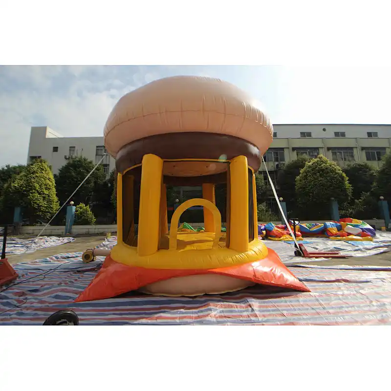 inflatable hamburger bouncer-4.85x4.85x4.5m