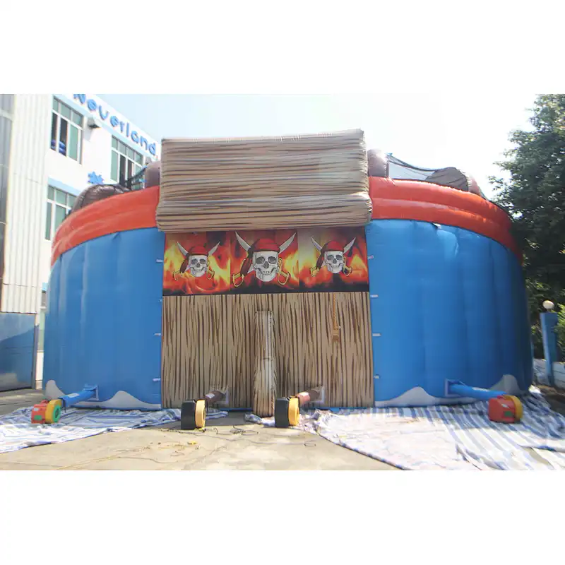 Inflatable pirate ship slide-20x14x8m